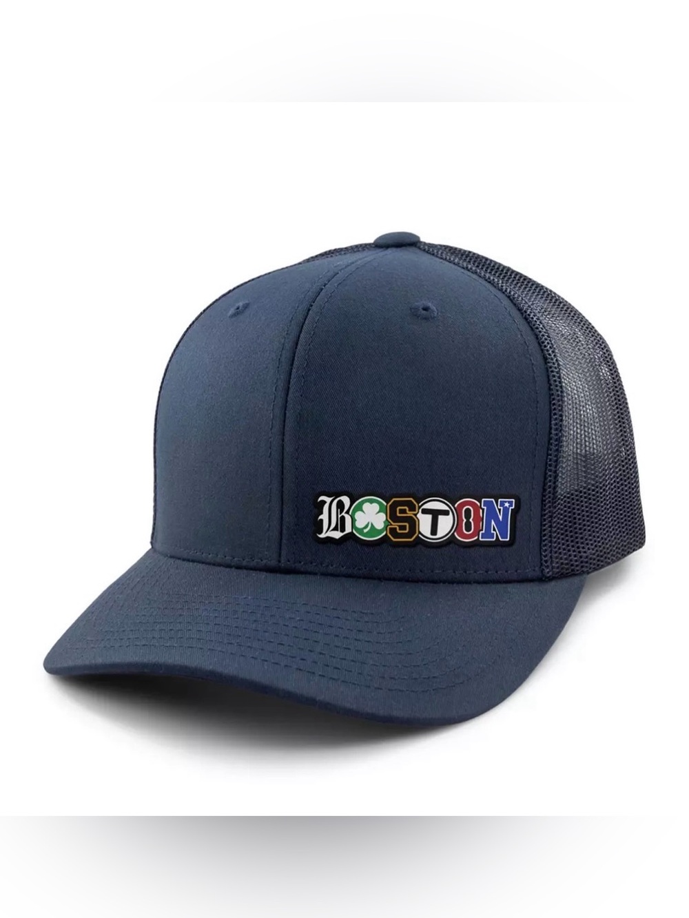 Chowdaheadz Boston Red Sox Celtics Bruins Patriots City Edition Navy Trucker Har